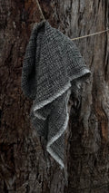 MESH HAND TOWEL BLACK & WHITE