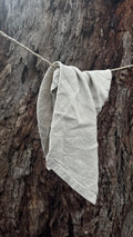 BADICS TEA TOWEL | NATURAL | NATURAL W CHARCOAL STRIPE