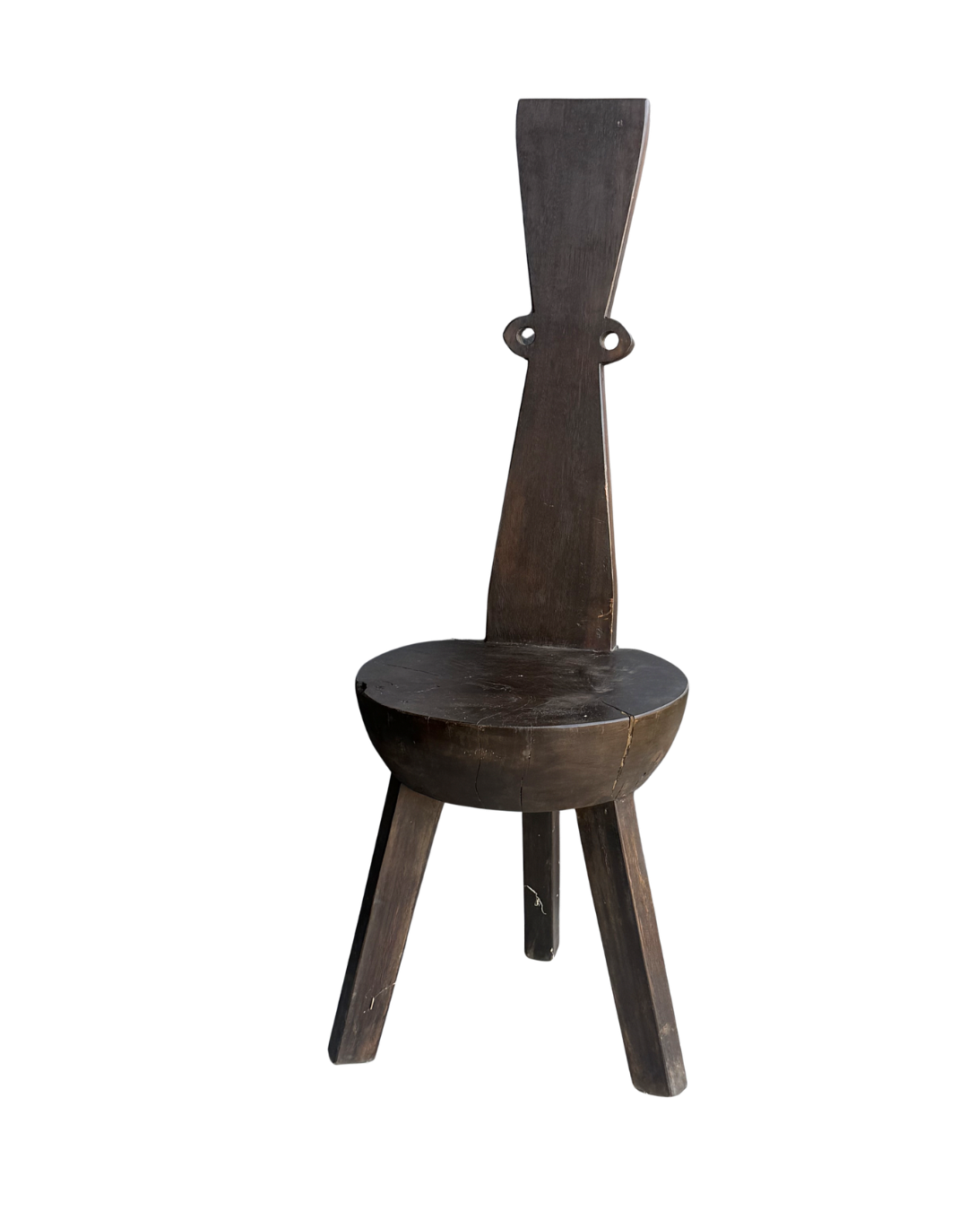 KURSI SCULPTURAL WOODEN CHAIR
