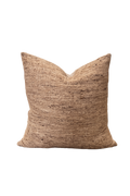TUSSAR HEAVY WILD SILK CUSHION – NATURAL 60x60cm