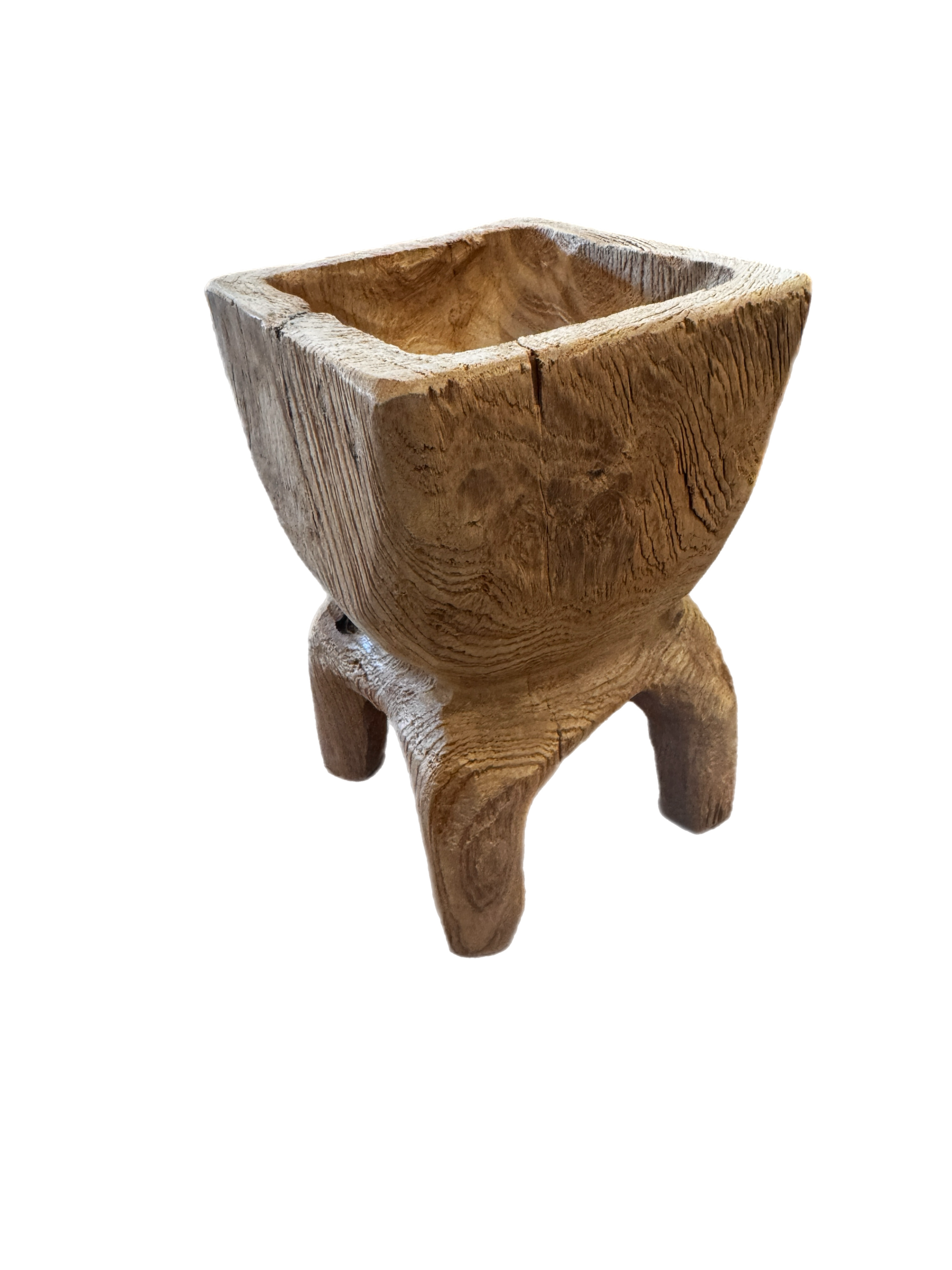 PERSEGI WOODEN BOWL ON 4 LEGS