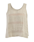 MIRABELLA SLEEVELESS TOP | MESH | LINEN