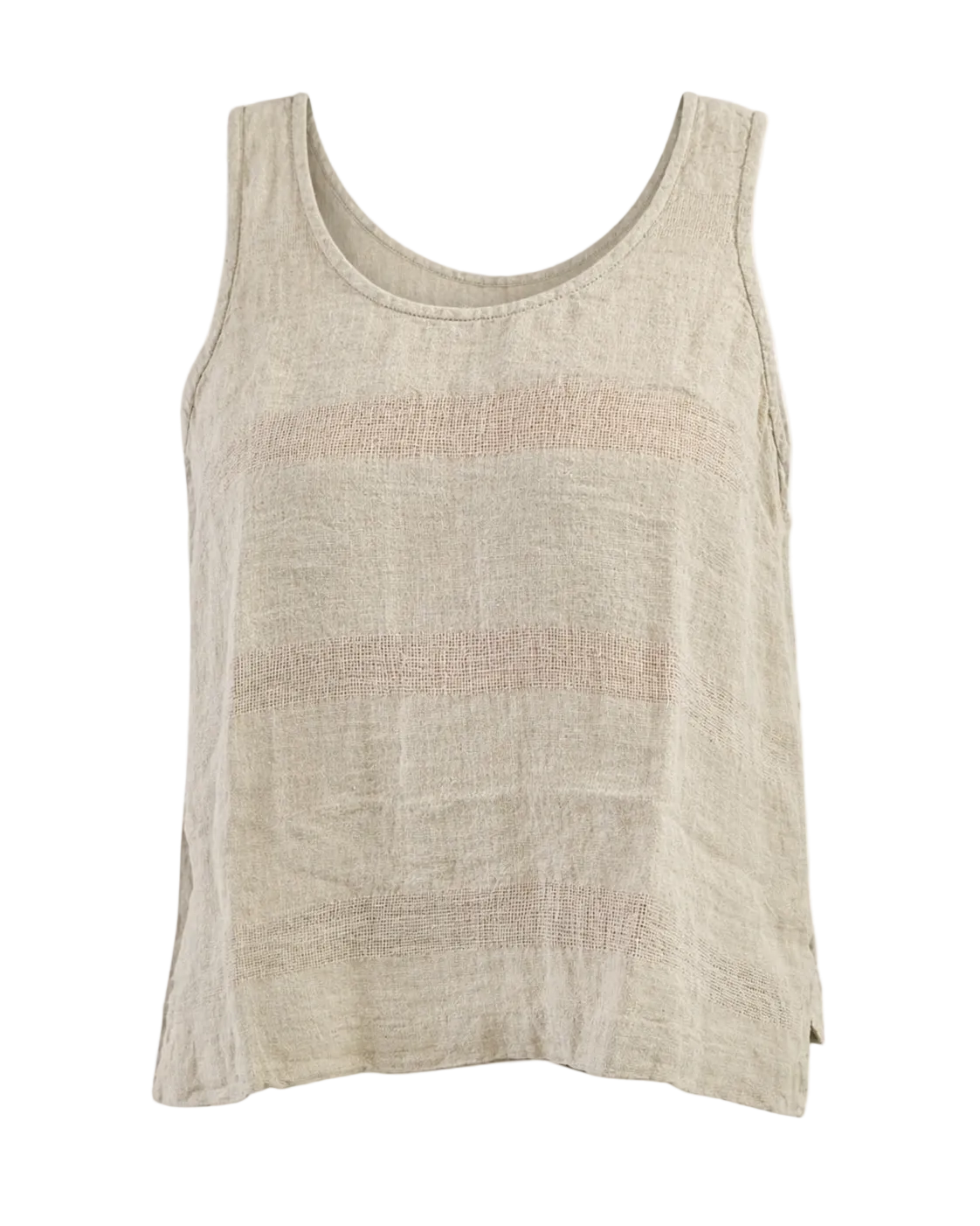 MIRABELLA SLEEVELESS TOP | MESH | LINEN