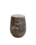 DARK MARBLE BEAKER WITH LID