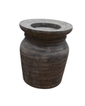 WOODEN PILLAR CANDLE HOLDER | LARGE | 22–25 × 27–30 CM