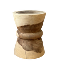 TIFA SIDE TABLE | SCULPTURAL STOOL | SUAR WOOD