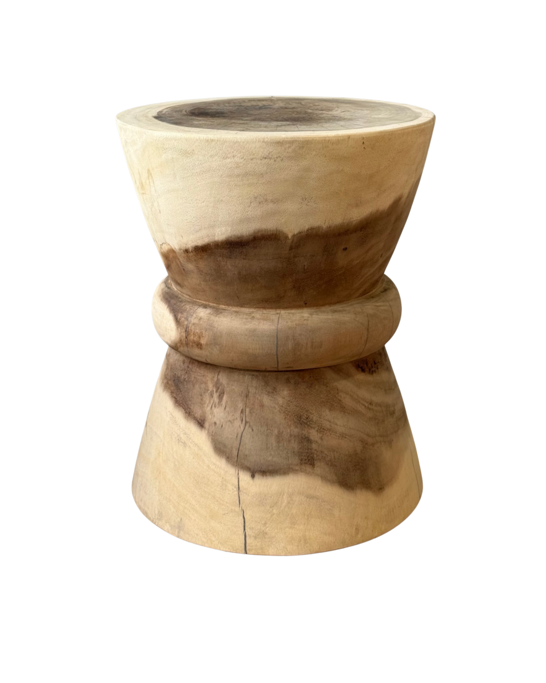 TIFA SIDE TABLE | SCULPTURAL STOOL | SUAR WOOD