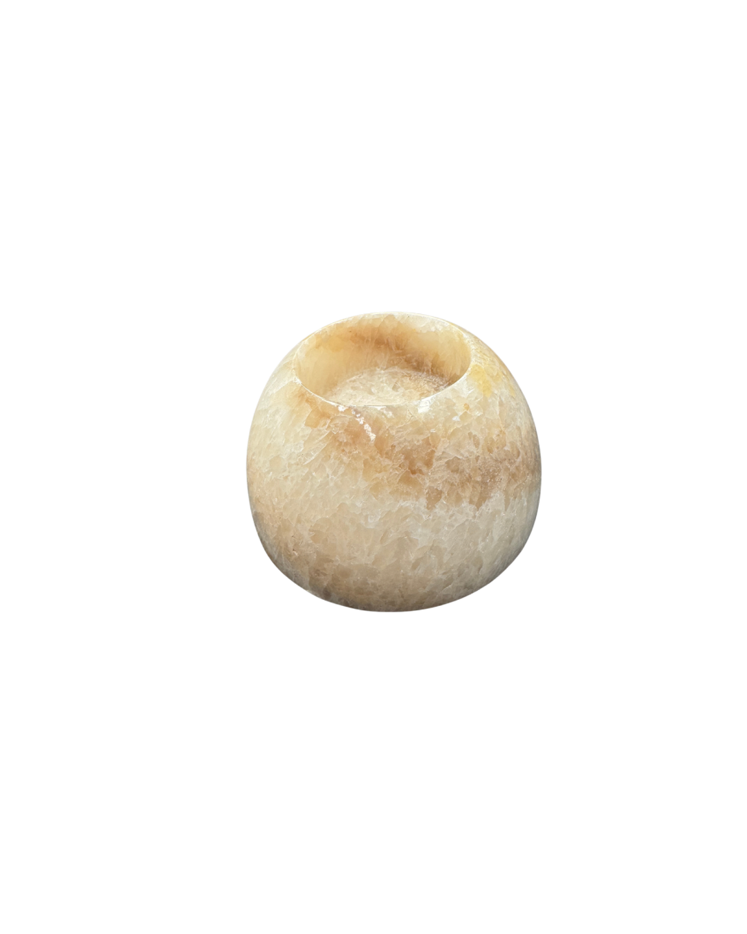 SMALL MARBLE TEALIGHT HOLDER – NATURAL STONE