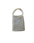 Mini Handwoven Mesh Bag – Gold | Silver