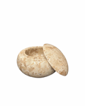 CREAM MARBLE LIDDED BOX