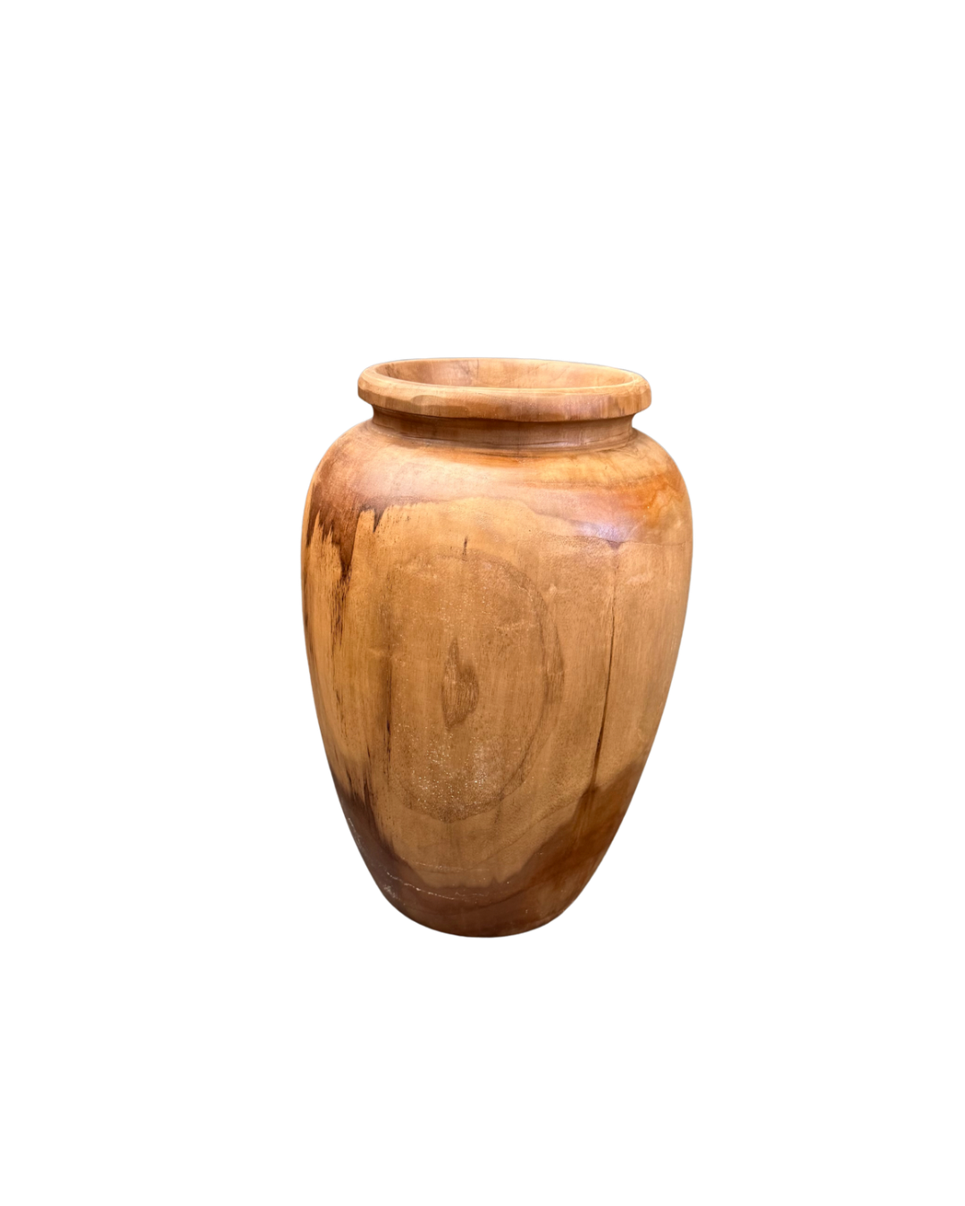 BROWN WOODEN VASE – SUAR WOOD