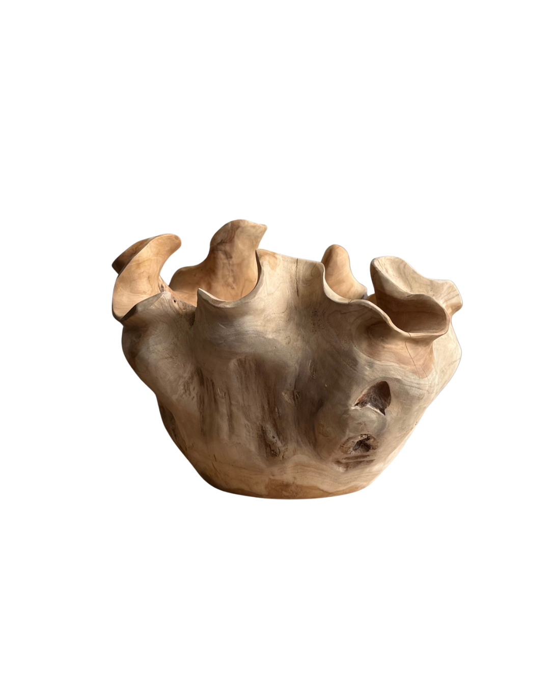 PATUNG TEAK ROOT SCULPTURE BOWL