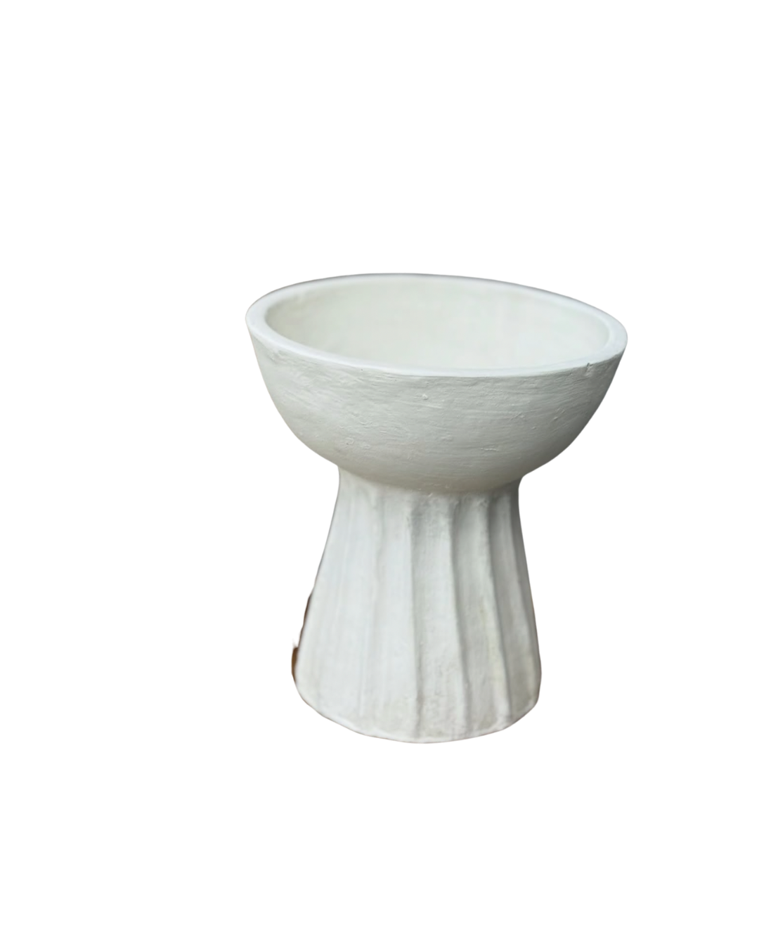 UBUR VASE – WHITE EARTHENWARE