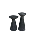 KEMBAR WOODEN SIDE TABLES – SET OF TWO