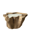 KAYU TEAK WOOD CANDLE BOWL
