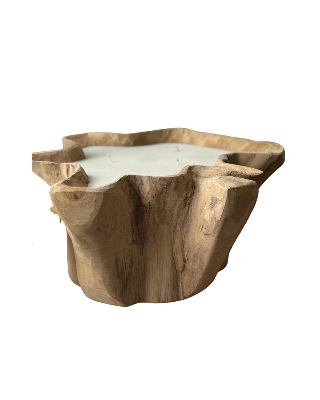 KAYU TEAK WOOD CANDLE BOWL